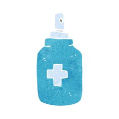 cartoon antiseptic spray N5