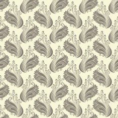 Seamless Ornate Pattern (Vector) Hand Drawn Texture N61