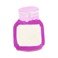 cartoon kitchen jar N4