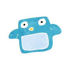 Cartoon Bird N218