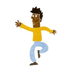 cartoon urgent man N5