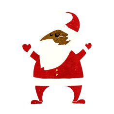 Cartoon Santa Claus N245