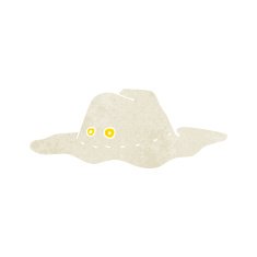 cartoon old australian hat N6
