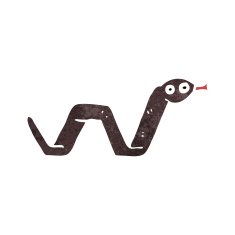 funny cartoon snake N42