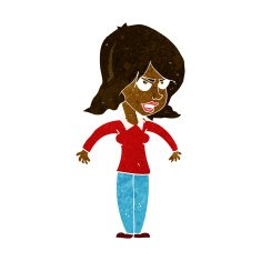 cartoon mean woman N8
