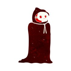 cartoon spooky halloween costume N7