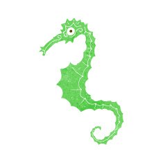 Cartoon Sea Horse N22