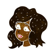 cartoon woman looking concerned N5