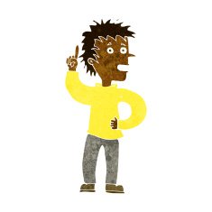 cartoon boy with idea N53