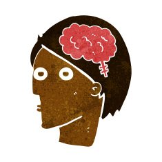 cartoon head with brain symbol N20
