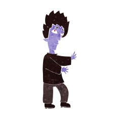 Cartoon Vampire N95