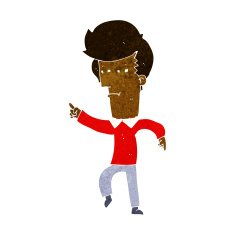 cartoon man accusing N12