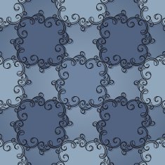 Seamless Ornate Pattern (Vector) Hand Drawn Texture N71