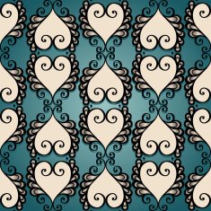 Seamless Ornate Pattern (Vector) Hand Drawn Texture N74
