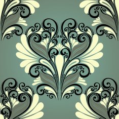 Seamless Ornate Pattern (Vector) Hand Drawn Texture N78