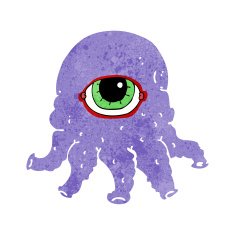 cartoon alien head N5