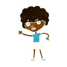 cartoon sporty person N6