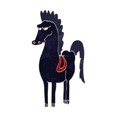 Cartoon Horse N59