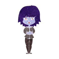 cartoon vampire woman N7