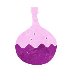 cartoon bubbling chemicals N16