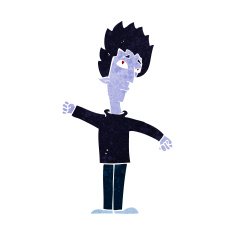 cartoon vampire man N57
