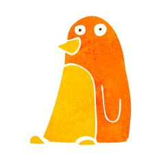Cartoon Bird N223