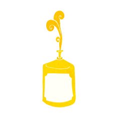 cartoon squirting mustard bottle N5