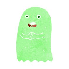 funny cartoon ghost N50