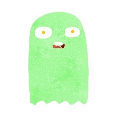 funny cartoon ghost N52