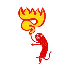 cartoon gross little monster N8