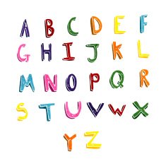 cartoon alphabet N20