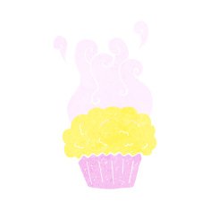 cartoon cupcake N100