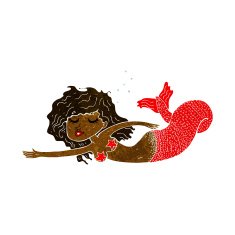 Cartoon Mermaid N38