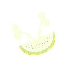 cartoon melon slice N15
