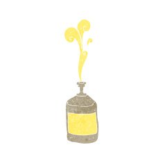 cartoon old squirt bottle N6