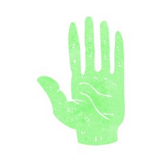 Cartoon Zombie Hand N21