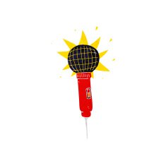 Cartoon Microphone N20