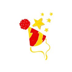 Cartoon Party Hat N16