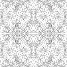 Seamless Pattern mandala N2