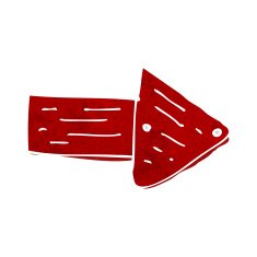 cartoon pointing arrow symbol N2