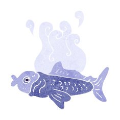 cartoon funny fish N23