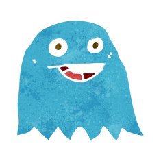 Cartoon Ghost N126