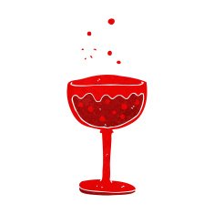 cartoon sparkling cocktail N4