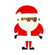 Cartoon Santa Claus N250