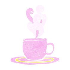 cartoon tea cup N24