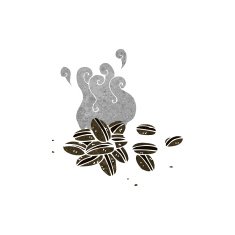 Cartoon Coffee Beans N18