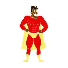 Cartoon superhero N15
