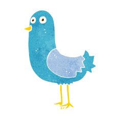 Cartoon Bird N230