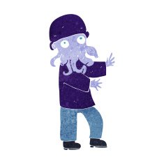 cartoon monster man N9
