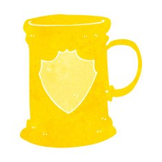cartoon old tankard N5